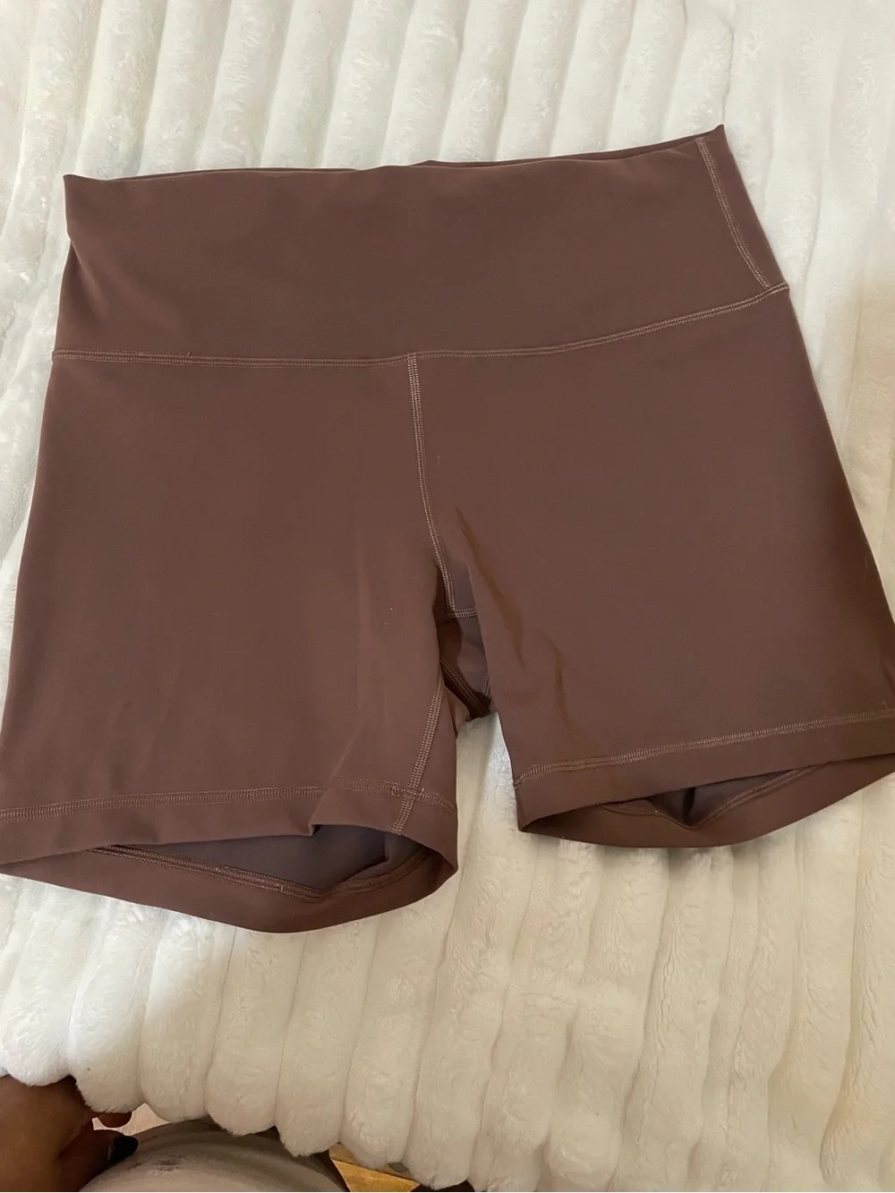 lululemon athletica High-Rise Mauve Brown Bike Shorts